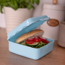 Pojemnik śniadaniowy Lunchbox 13,5x13,5x6cm niebieski